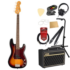 スクワイヤー/スクワイア Squier Classic Vibe '60s Precision Bass 3TS LRL エレキベース VOXアンプ付き 入門10点 初心者セット