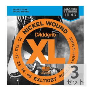 ダダリオ D'Addario EXL110BT×3SET エレキギター弦