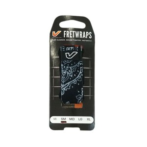 Gruv Gear フレットラップ FW1-BNB-SM FretWraps Black Bandana 1-Pack スモール 6弦エレキギター/4弦ベース用