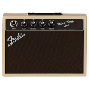 Fender Fender Mini '65 Twin Amp Blonde Guitar Mini Up Маленький гитарный усилитель комбинированный электрогитарный усилитель