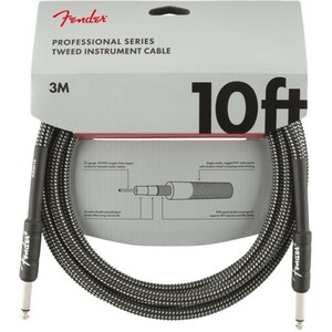 Fender シールドケーブル Professional Series Instrument Cables 10 Gray Tweed