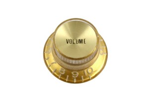 オールパーツ ギターパーツ ノブ KNOB 5013 Gold Volume Reflector Knobs コントロールノブ ALLPARTS