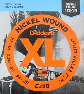  D'Addario D'Addario EJ20 electric guitar string 