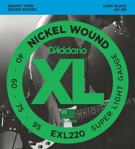 ダダリオ D'Addario EXL220 Super Light ベース弦