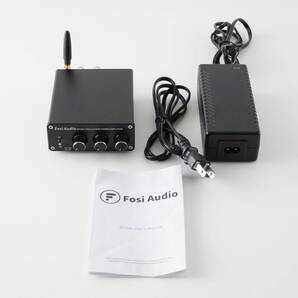 Fosi Audio BT20A Bluetooth 5.0 パワーアンプ 2.0CH ステレオ100W*2 TPA3116 レシーバー 2チャンネル ミニ Hi-Fi クラスDの画像1