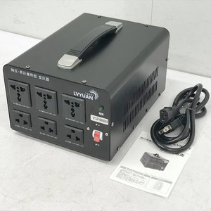 C3068YO ◆0310_4凹【アウトレット品】トランス 変圧器 降圧・昇圧兼用型 LVYUAN VTJP-5000VA 未使用 工具