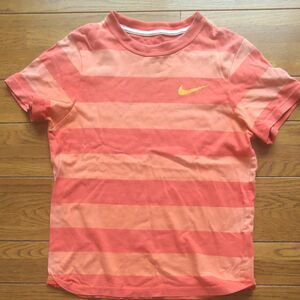 Tシャツ 半袖Tシャツ ナイキ 140cm NIKE ボーダー オレンジ 男の子 ボーイズ