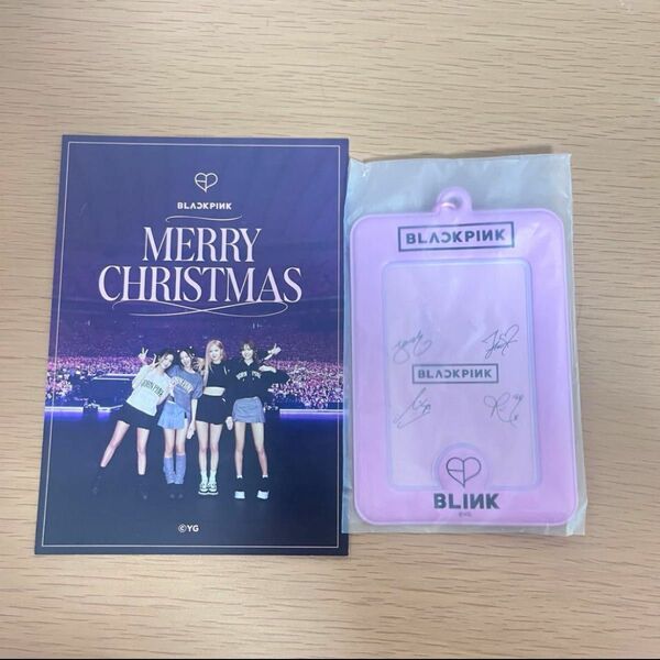 BLACKPINK パスケース+クリスマスポストカード