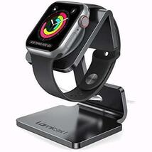 早々 ★ブラック★ Apple Watch対応 充電スタンド Series 9 8 7 6 SE ultra 5 4 3 2 38mm 40mm 41mm 42mm 44mm 45mm 49mm 全機種対応_画像1