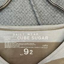 1円スタート! （2）CUBE SUGAR キューブシュガー バスクシャツ サイズM 長袖Tシャツ カットソー ロンT 綿 レディース トップス 最落なし_画像5