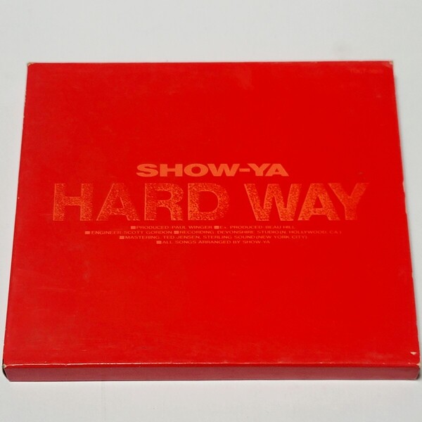 《即決/送料込み》CD 初回プレス盤 SHOW-YA「HARD WAY」外ケース、ブックレット付き♪/ TOCT-5855 / 1990年