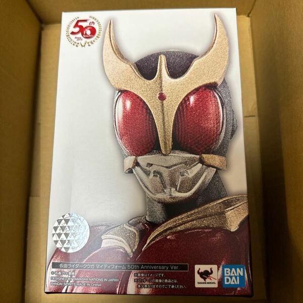 新品未開封 送料無料 バンダイ S.H.Figuarts（真骨彫製法) 仮面ライダークウガ マイティフォーム 50th Anniversary Ver.