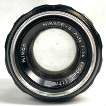 Nikon NIKKOR-S Auto 1:1.4 f=50mm Lens（日本光学/ニコン/ニッコール/標準レンズ/レトロ/JUNK）_画像2