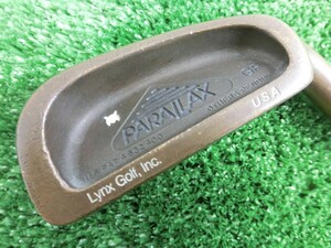 ベリリウムカッパー ♪LYNX リンクス PARALLAX GR / 9番 アイアン 単品 純正カーボンシャフト FLEX-4 ♪M1678