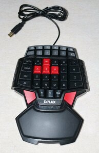 ヤフオク HAMILO 有線ゲーミングキーボード 47キー 片手キーボード USBゲーミングキーボード (ブラック)