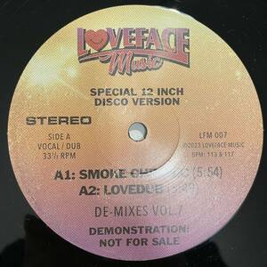 【12inch レコード】Loveface 「De-Mixes Vol.7」 2023 Loveface Music LFM 007 Angie Stone 「Wish I Didn't Miss You.」他remix収録