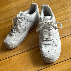 NIKE ナイキ エアフォース 1 スニーカー トリプルホワイト 白 26.5cm AIR FORCE 1LOW エアフォースワンの画像1