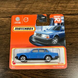 マッチボックス MATCHBOX 1986 VOLVO 240 ボルボ 240 ショートカード