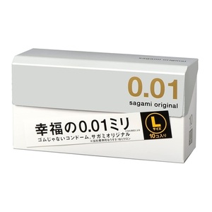 サガミオリジナル 0.01 Lサイズ 10個入 避妊具 コンドーム こんどーむ ゼロゼロワン サガミ