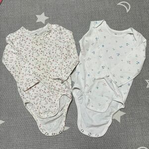 H&M ボディスーツ ボディースーツ 2枚セット　74