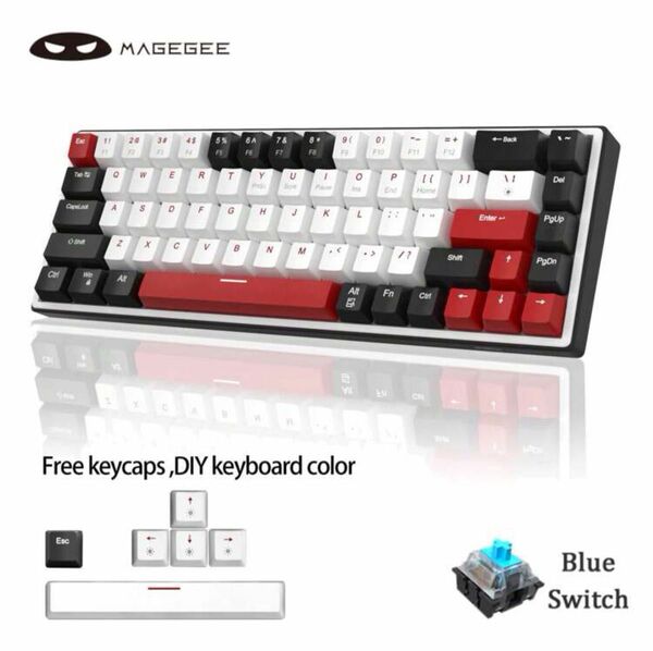 Magegee ゲーミングキーボード【青軸】 定価約1万円