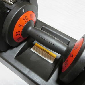 戰 ダンベル 可変式 25kg ×1個 ダイヤル 多段階重さ調節可能 DUMBELL 筋トレ ウェイト トレーニング フィットネス バーベルの画像6