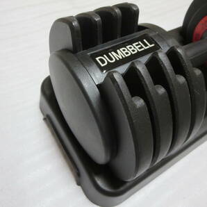 戰 ダンベル 可変式 25kg ×1個 ダイヤル 多段階重さ調節可能 DUMBELL 筋トレ ウェイト トレーニング フィットネス バーベルの画像3