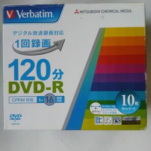 Verbatim DVD-R10枚 5mmケースCPRM対応 三菱ケミカル