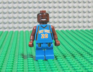 6K812-ミニフィグ凸LEGO NBA Allan Houston, New York Knicks #20