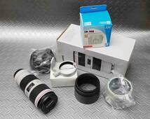 【送料無料】CANON EF70-200mm F4L IS II USM + リング式三脚座AII + 社外品フード + 純正付属品_画像1