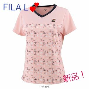 【要コメント】フィラ FILA テニスウェア レディースゲームシャツ L　VL2633 19 VL2635 19ピンク、ネイビー