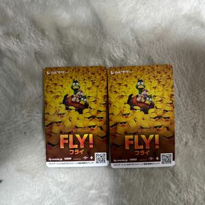 FLY フライ 使用済みムビチケ 2枚セット 半券