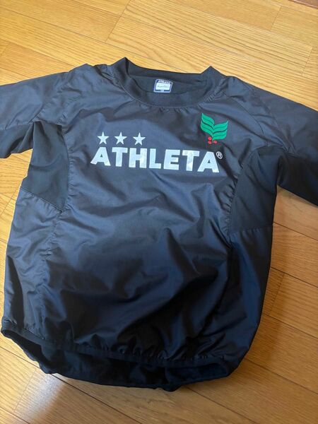 ATHLETA アスレタ 長袖 ピステ フットサル サッカー キッズ 黒　150