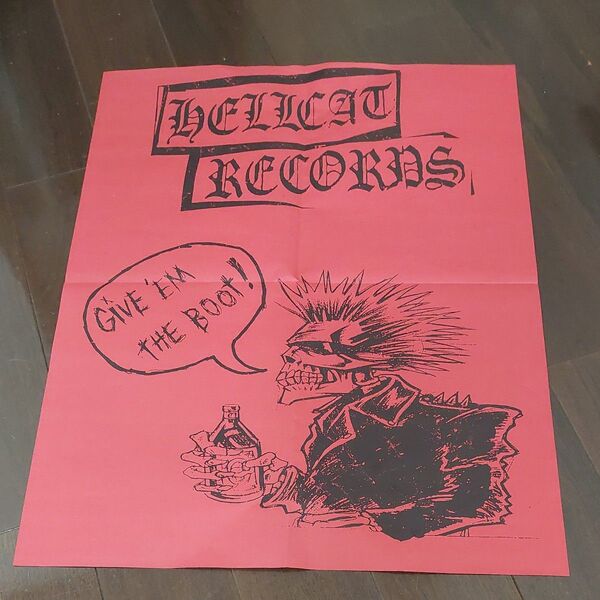 RANCID HELLCAT RECORDS ポスター 非売品