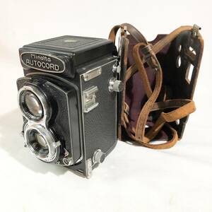 【動作確認済！】MINOLTA ミノルタ　AUTOCORD VIEW.ROKKOR1:3.2f=75mm 1:3.5f=75mm【2469669-1/208/rgmry】