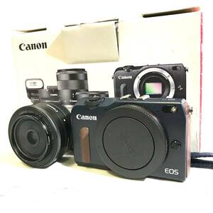 【動作確認済！】 Canon キャノン EOS M2/CANON LENS EF-M 22mm 1:2 STM 【2476456-1/186/rgmry】