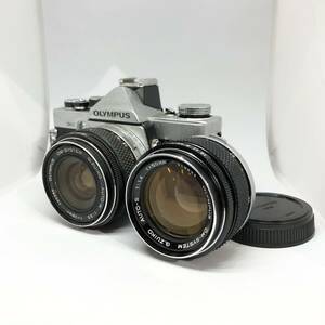 【動作確認済！】OLYMPUS オリンパス　OM-2 G.ZUIKO AUTO-W1:3.5f=28mm AUTO-S1:1.4f=50mm【2505699-1/206/rgmry】