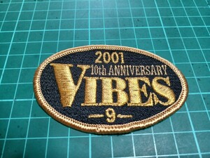 ■希少/即決/送料無料■VIBES ハーレー バイブス ミーティング　MEETING ワッペン　2001年開催 第9回バイブズ