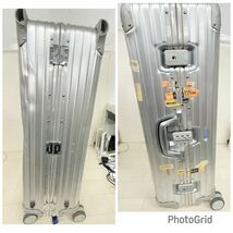 [ML10080-8]1円〜ジャンク！【RIMOWA/リモワ 】トパーズ 93277 スーツケース 4輪　キャリーケース _画像8