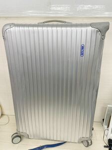 [ML10080-8]1円〜ジャンク！【RIMOWA/リモワ 】トパーズ 93277 スーツケース 4輪　キャリーケース 