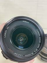 [ML10167-7]1円〜現状品！Canon ultrasonic EFS 18-55mm 1:3.5-5.6USM/EF 24-85mm 1:3.5-4.5 一眼レンズ　2本まとめ _画像2