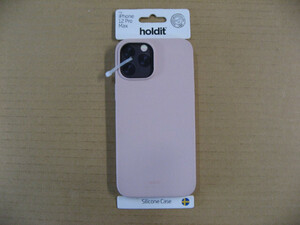 HOLDIT iPhone12proMAX用ソフトタッチシリコーンケース ブラッシュピンク Blush Pink 14799