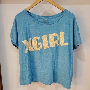 X-girl 半袖Tシャツ レディース サイズM US古着 アメリカ古着 azu1582