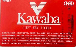 川場スキー場リフト1日券、郵送速達無料