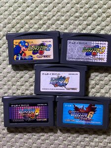 ロックマンエグゼ　5種セット　GBA 