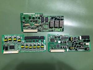 保守用在庫品(^▽^)/ NTT GXSM-4BRU-(1)/GXSM-SU-(1)/GXSM-SLU-(1) ☆ユニット３枚セット！☆ 【NU-1007】