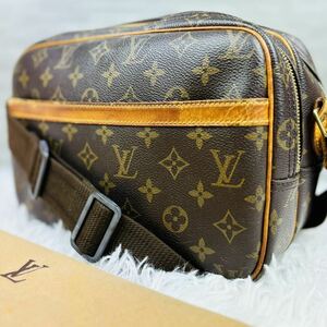 LOUIS VUITTON ルイヴィトン リポーターPM ショルダーバッグ モノグラム ブラウン 型番:M45254 シリアル:SP0045 粉ふき ベタつきなし 