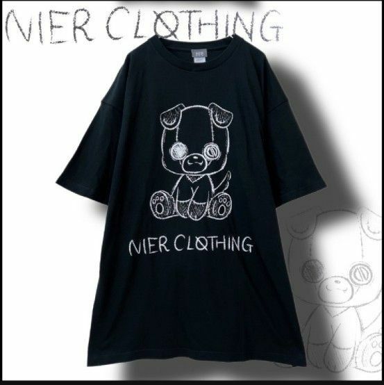 【新品･未開封品】NieR clothing 3XL OVERSIZE ちゃむちゃむカットソーBLACK