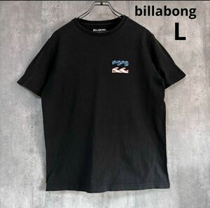 ビラボン　billabong Tシャツ　黒　L レギュラーフィット