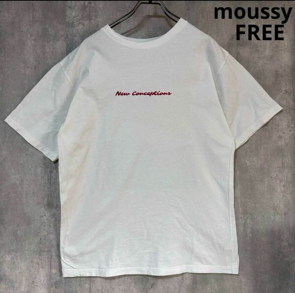 マウジー　 moussy Tシャツ　FREE 綿100%